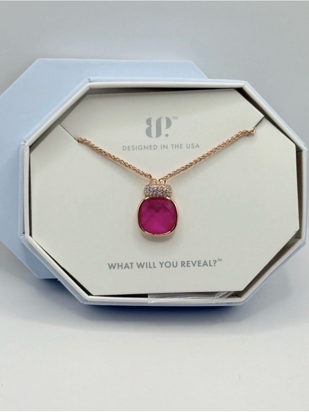 Bomb Party Shining Unapologetically Rose Gold Necklace